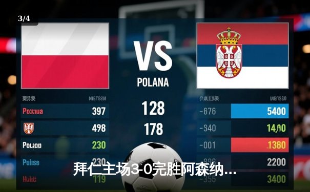 拜仁主场3-0完胜阿森纳，凯恩双响破门晋级欧冠四强 - 3